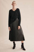 Cotton Linen V-Neck Knit