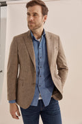 Regular Tonal Tweed Blazer