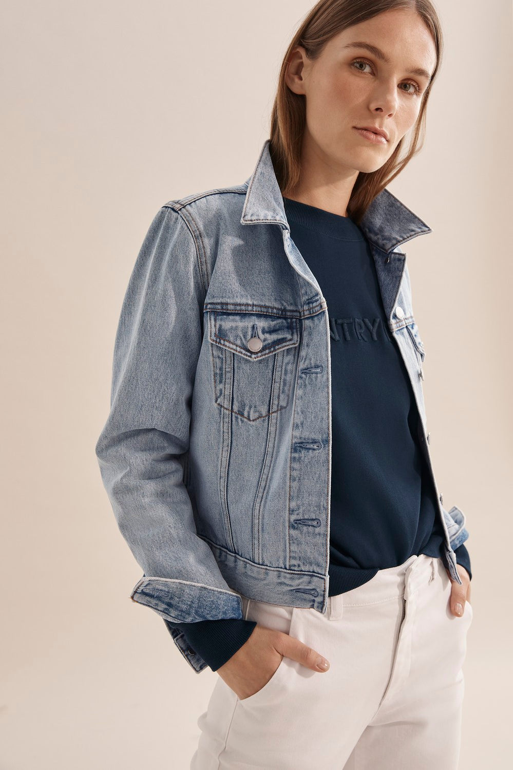 Cotton Heavy Embroidered Sweat