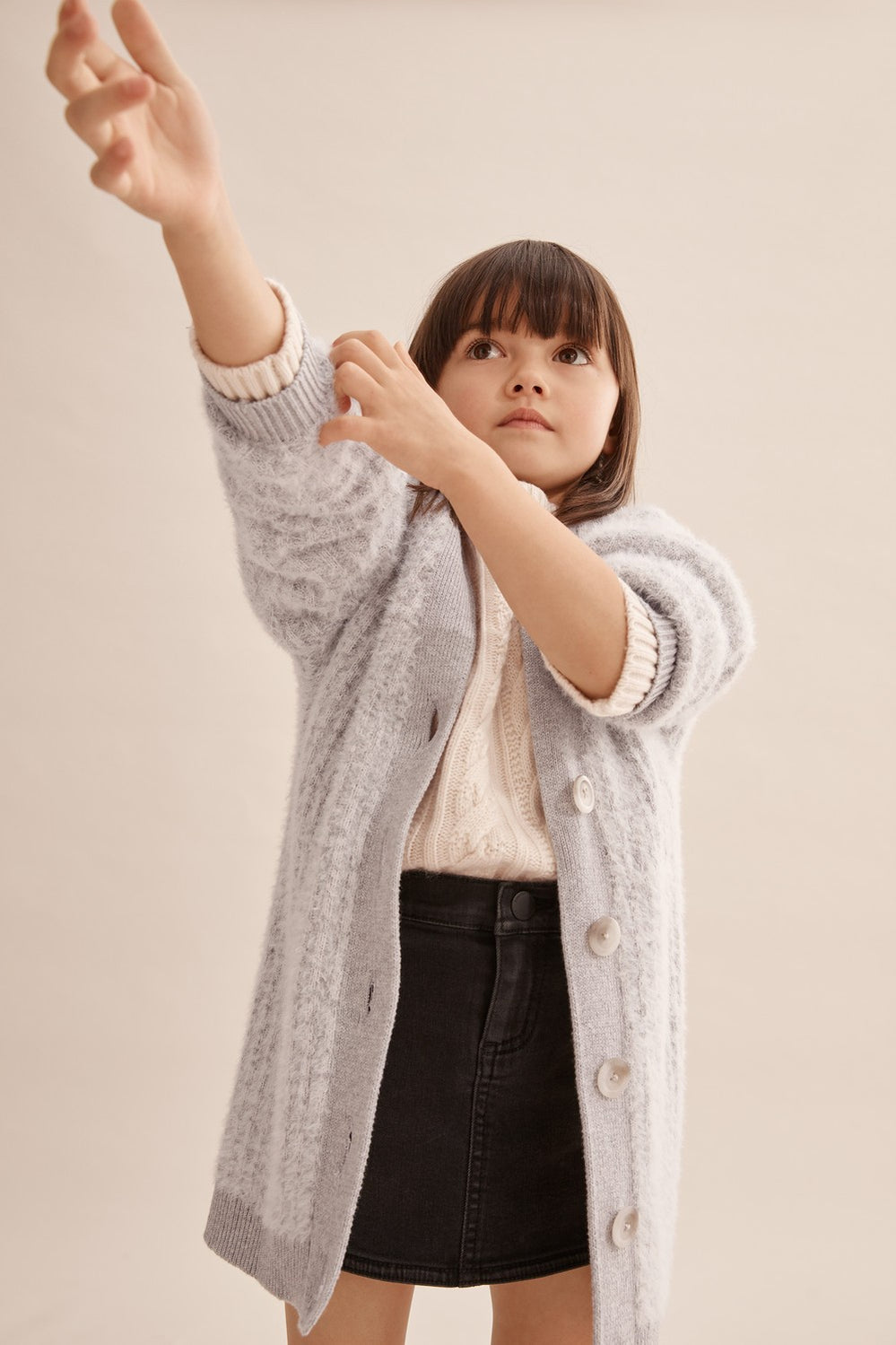 Button Rib Cardigan