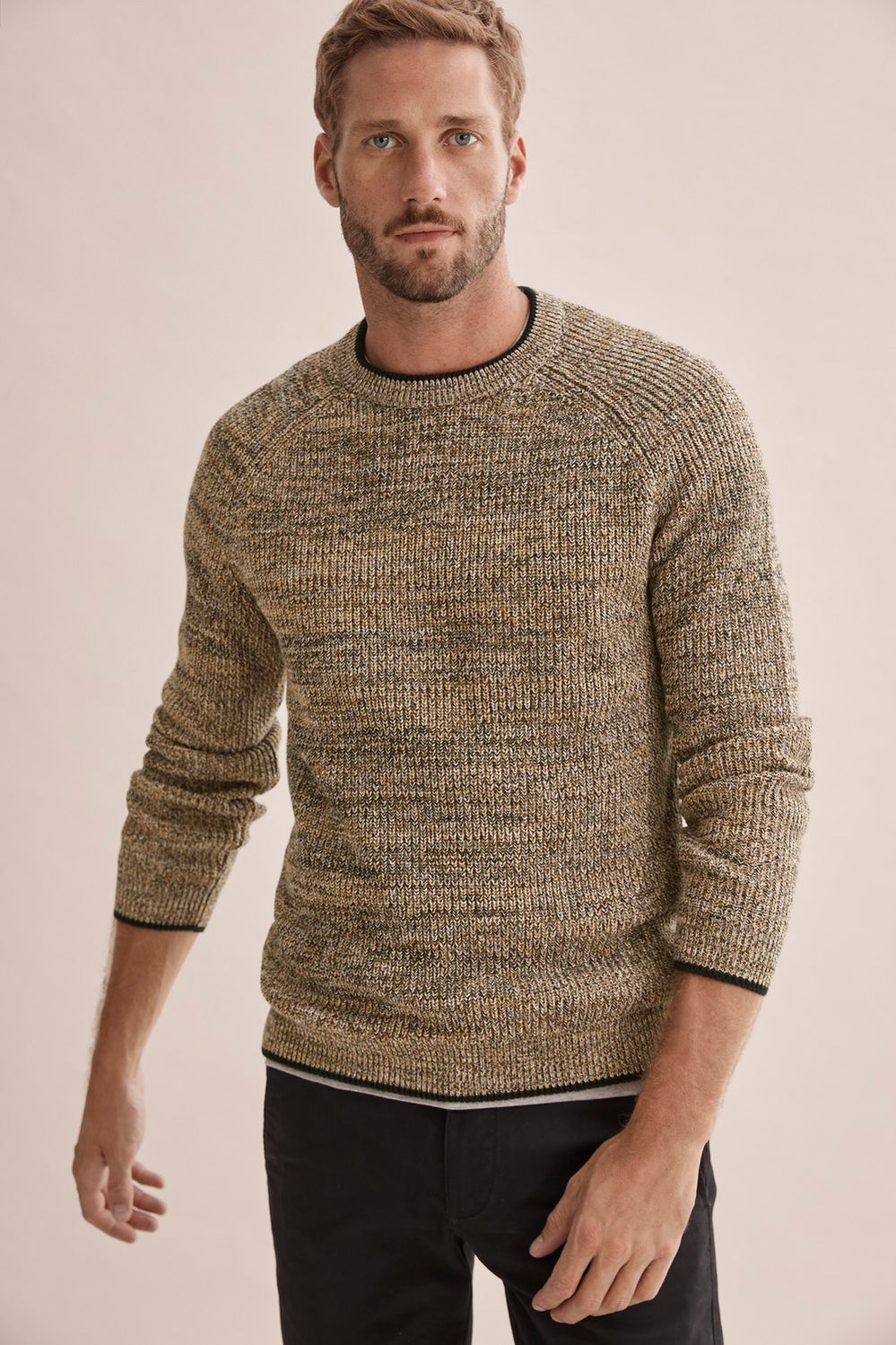 Speckled Crew Knit