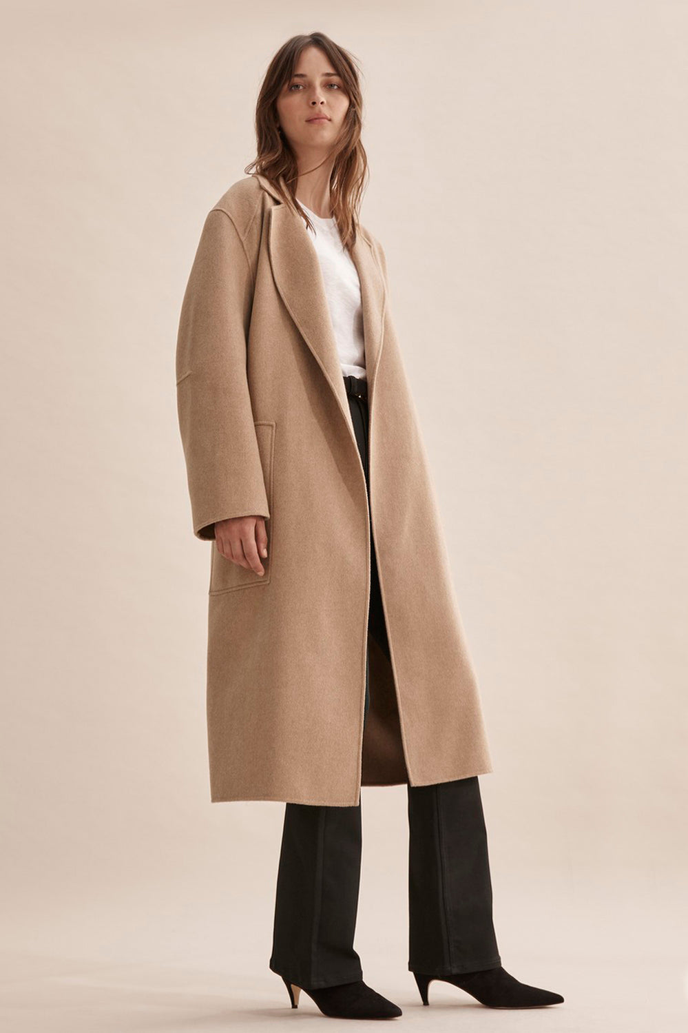 Wool Wrap Coat