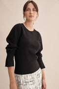 Compact Knit Wool Top