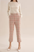 Double Cloth Check Pant