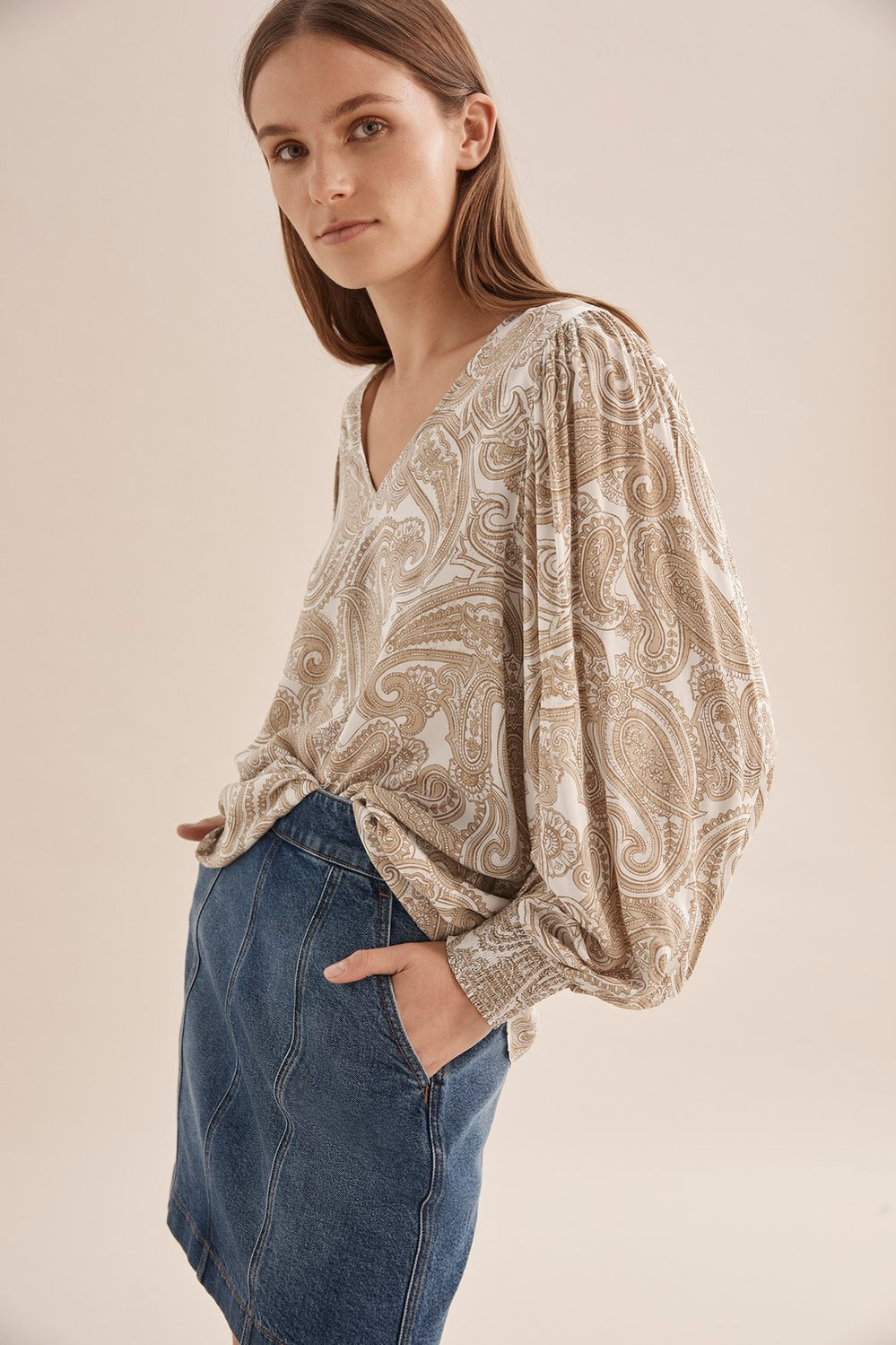 Winter Paisley Popover
