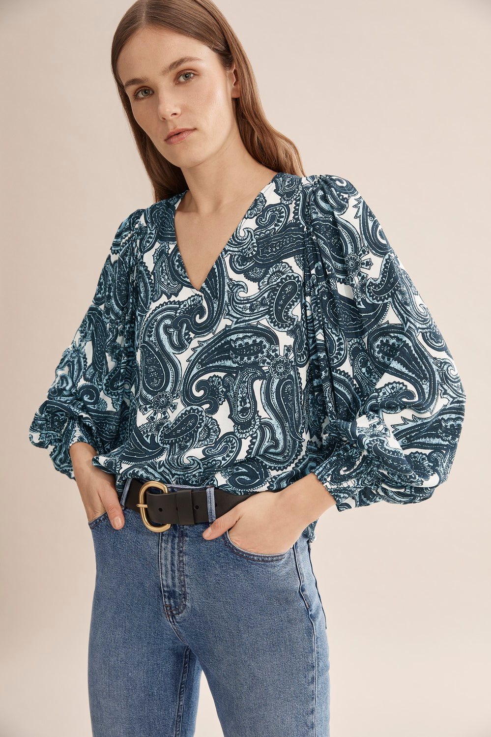 Winter Paisley Popover