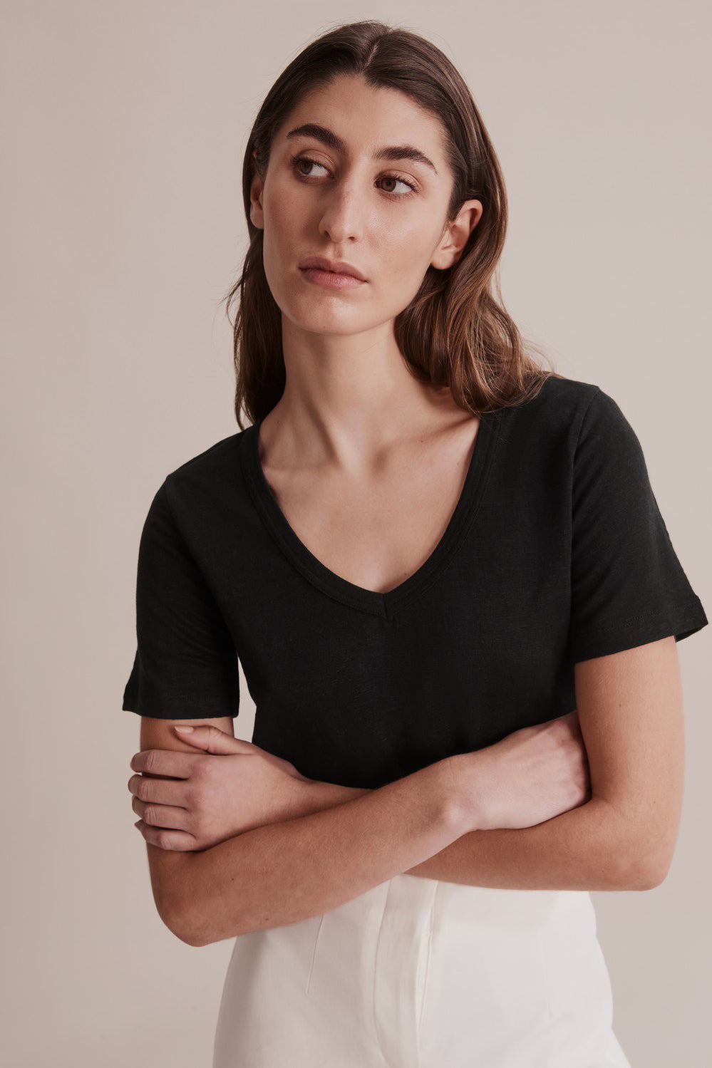 Short Sleeve Linen T-Shirt