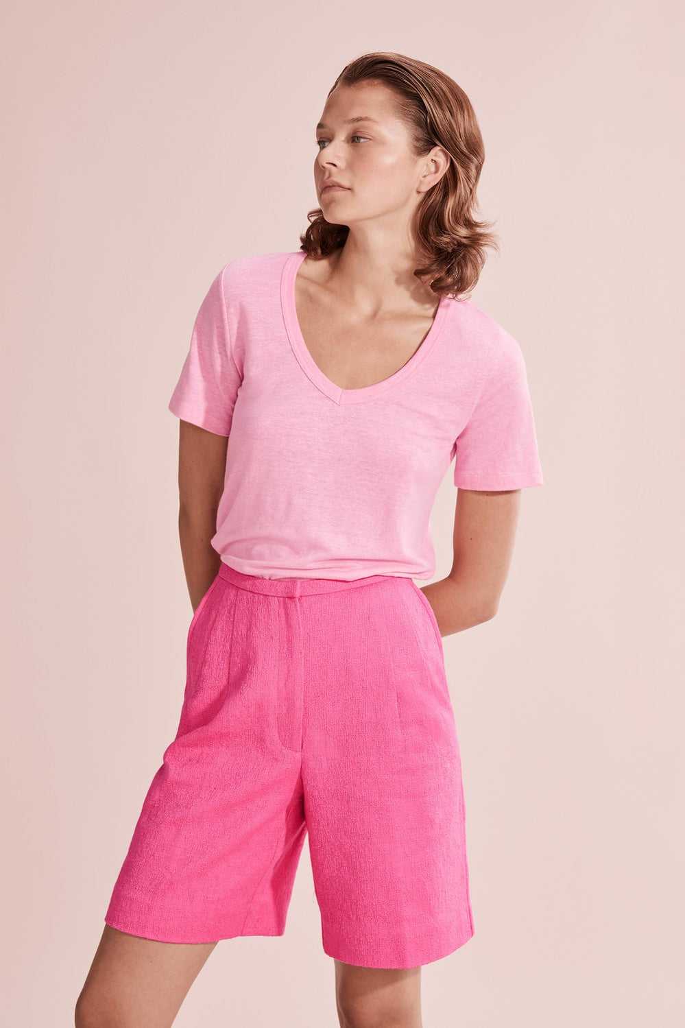 Short Sleeve Linen T-Shirt