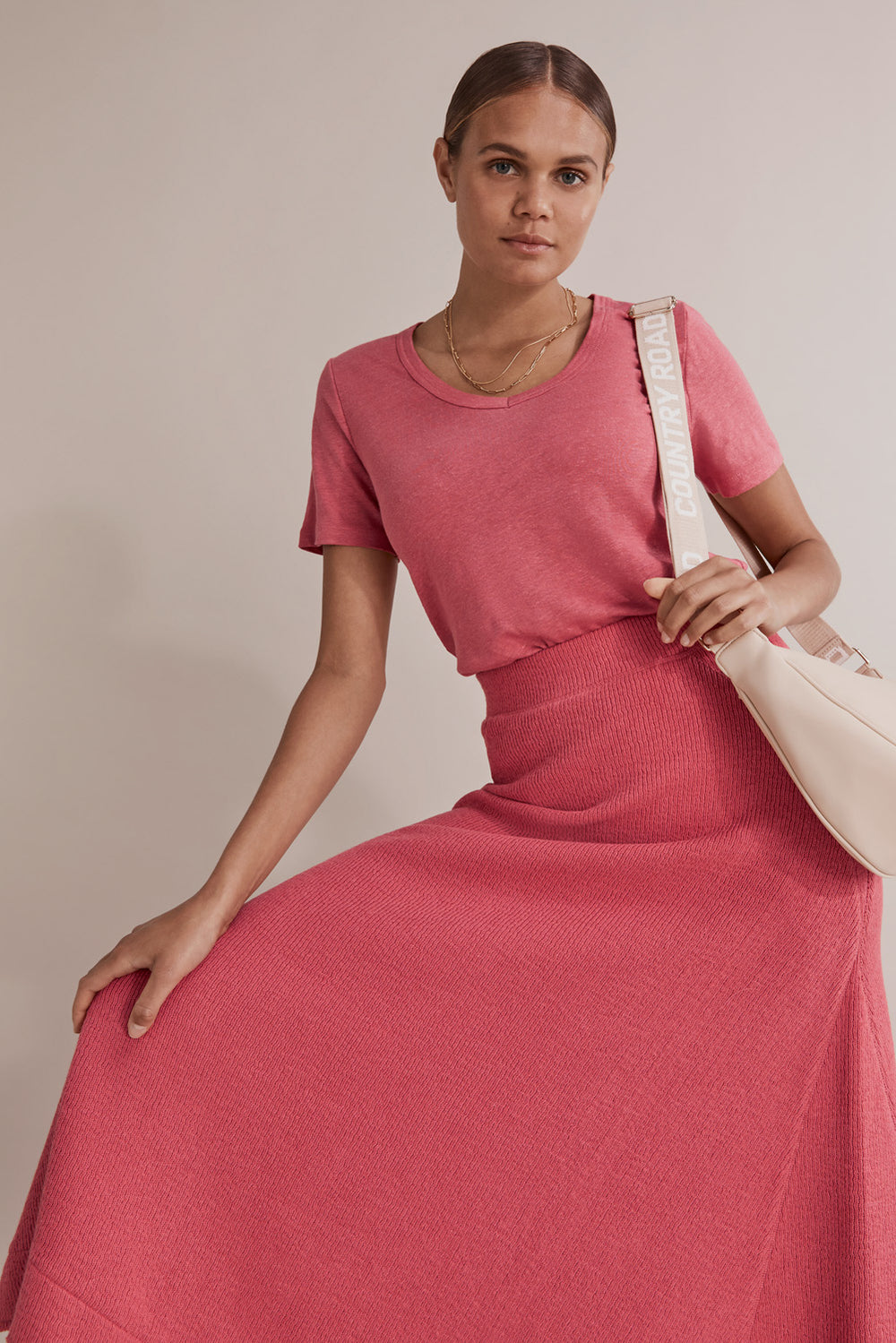 Short Sleeve Linen T-Shirt