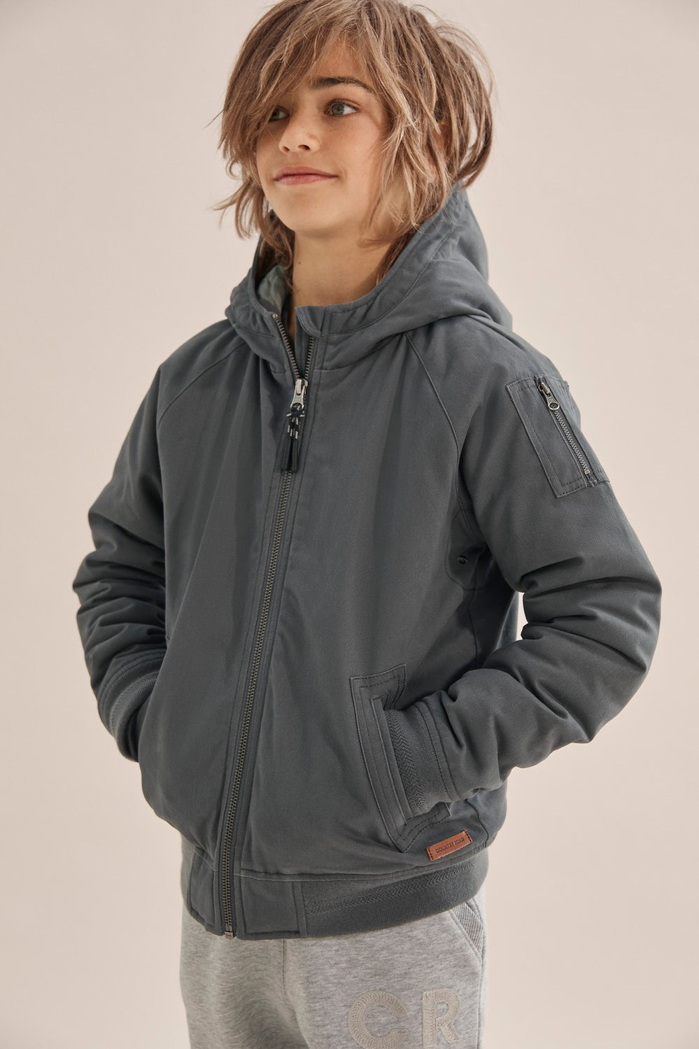 Hooded Bomber Jacket