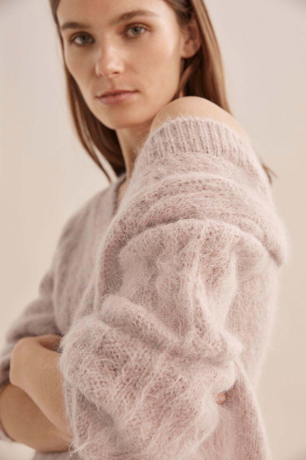 Alpaca Fluffy Knit