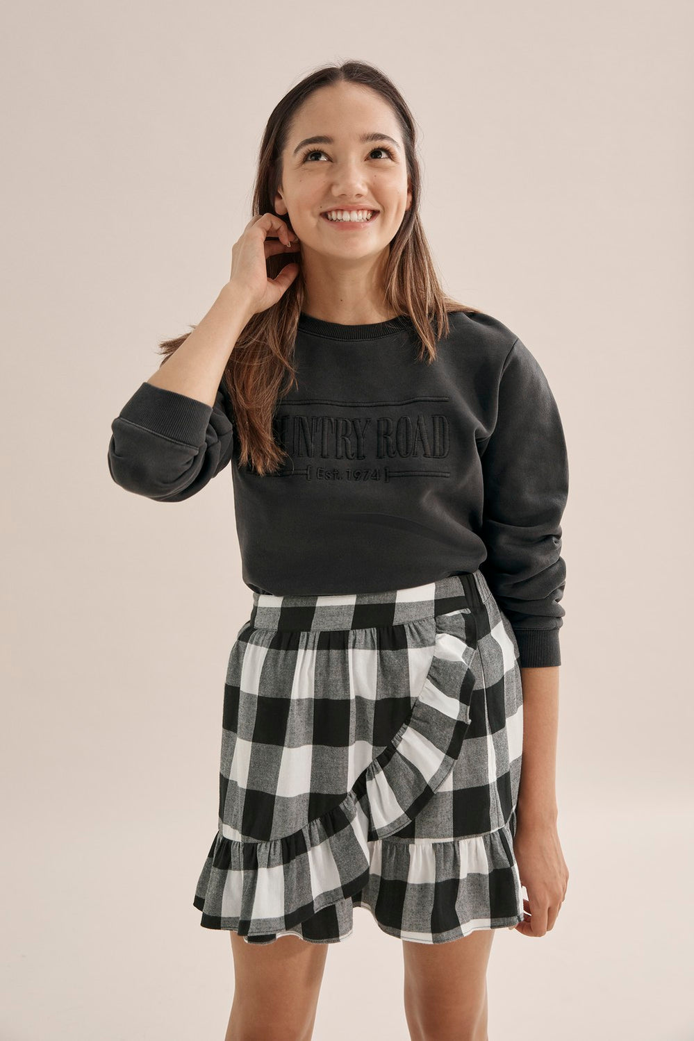 Teen Check Skirt