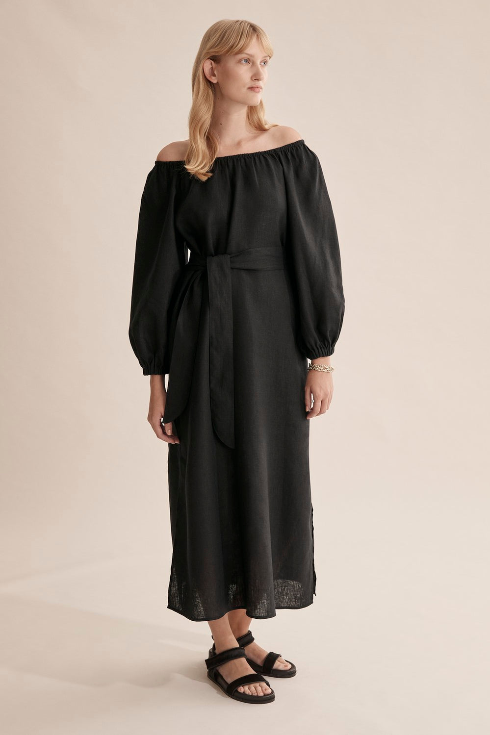 Linen Maxi Dress