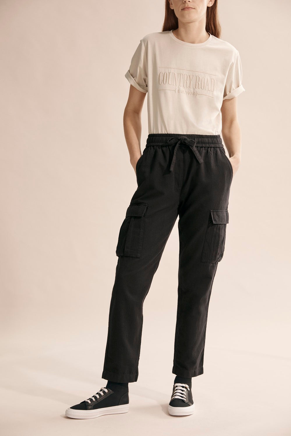 Linen Cargo Pant