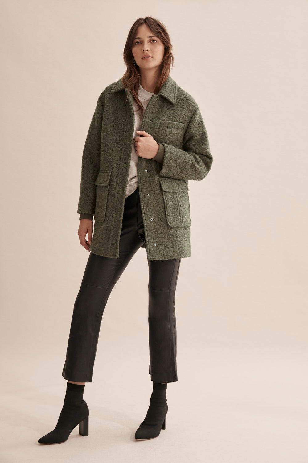 Wool Pocket Coat