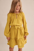 Crinkle Frill Dress