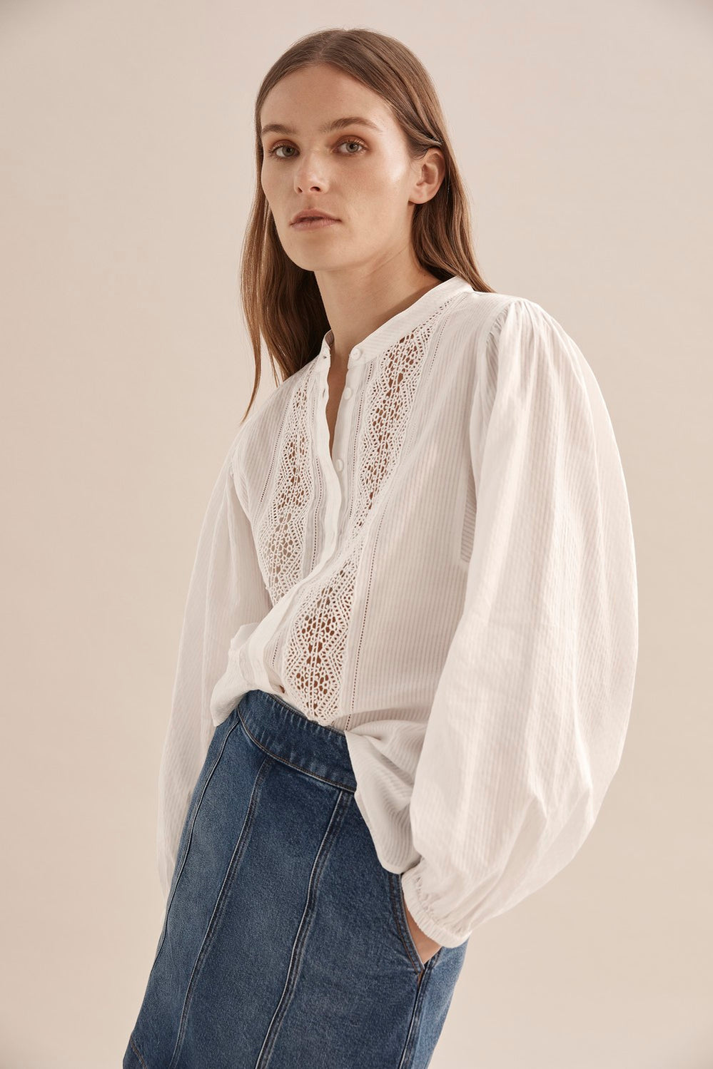 Lace Trim Shirt