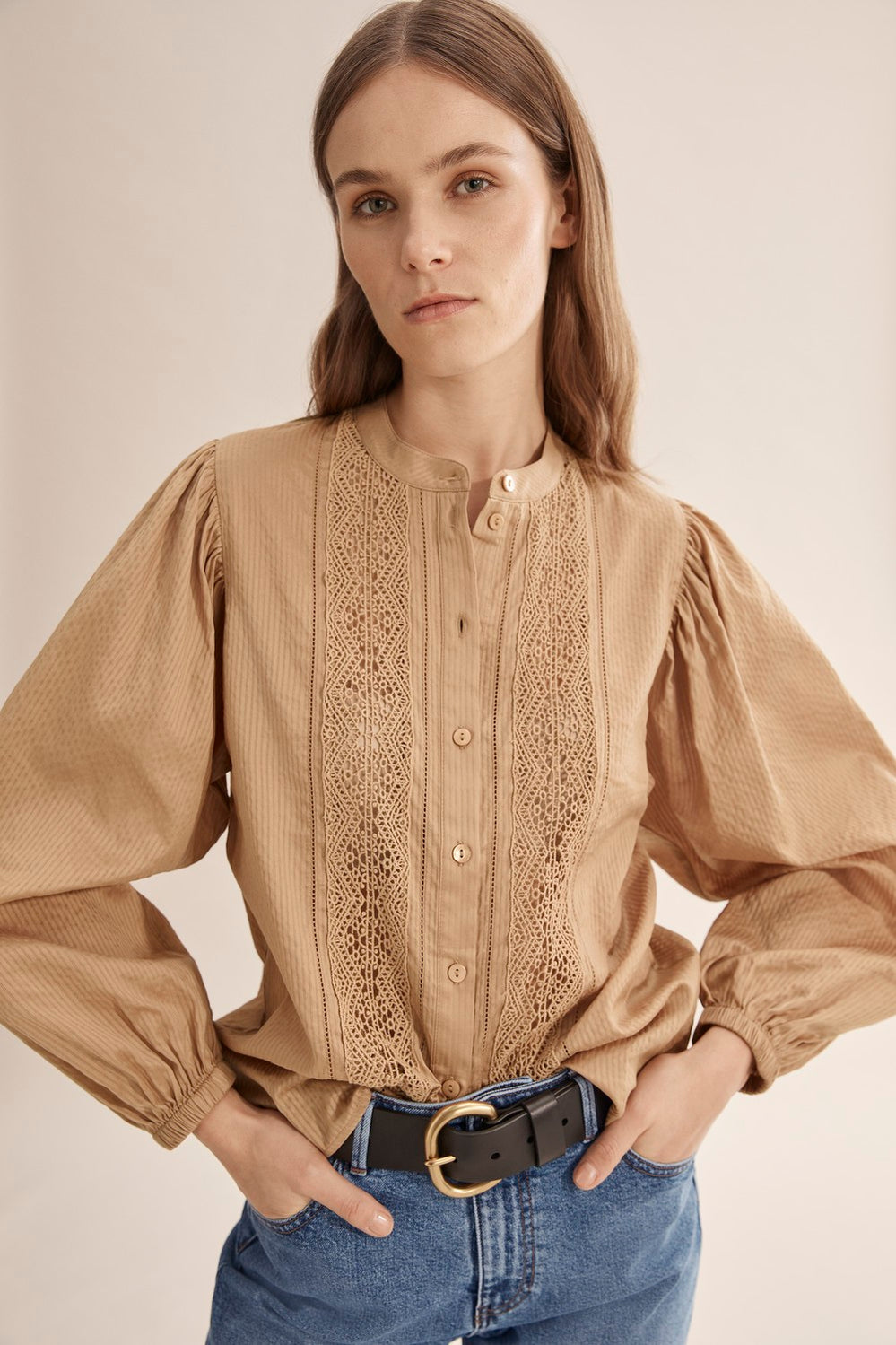 Lace Trim Shirt