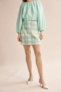 Check Mini Skirt
