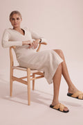 Split Front Midi Dress