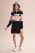 Teen Cr Stripe Rugby Dress