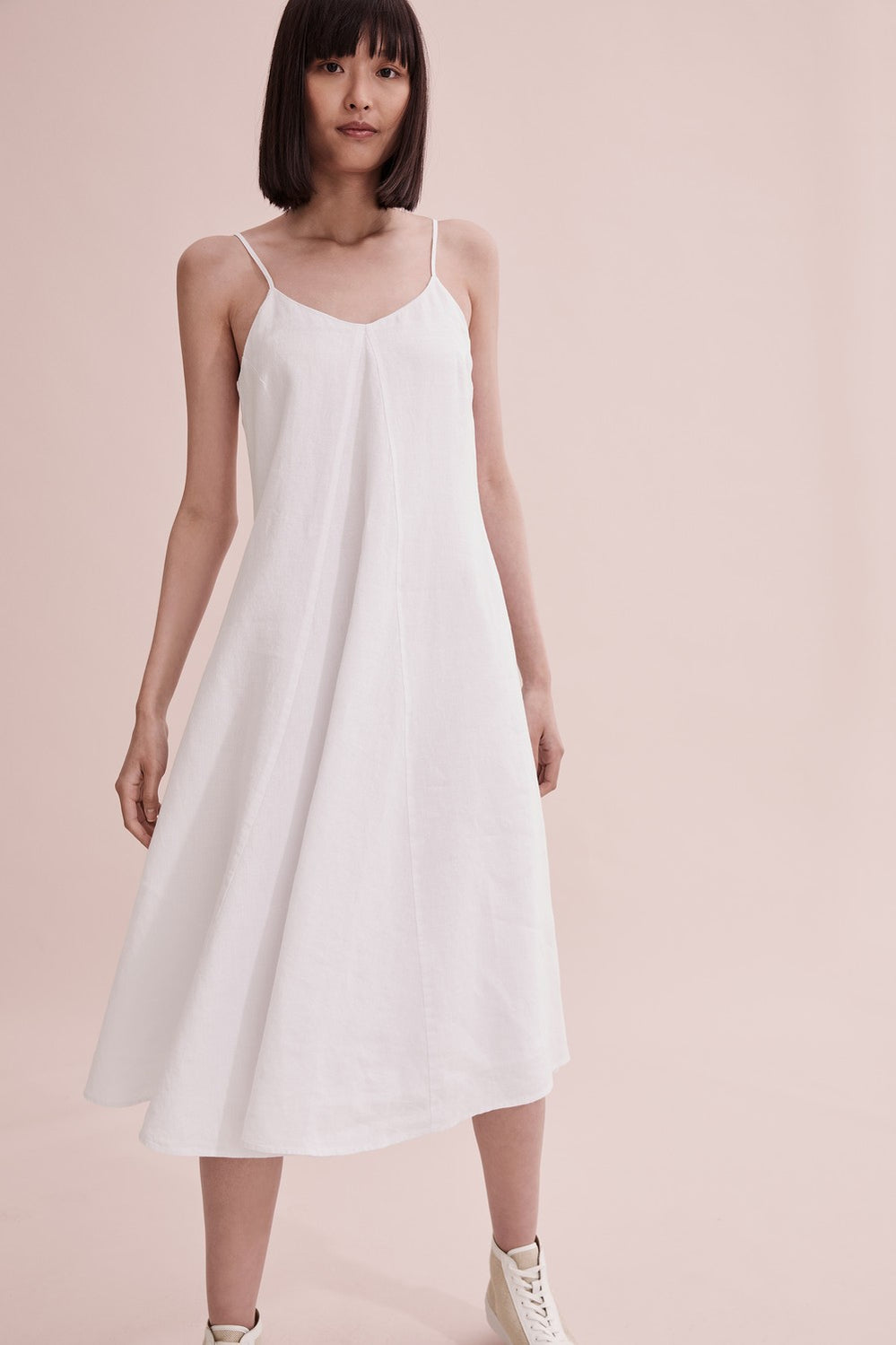 Linen Midi Dress