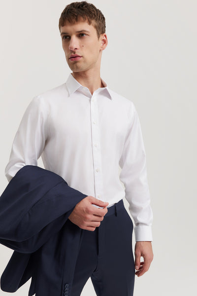 Regular Fit Textured Travel Shirt