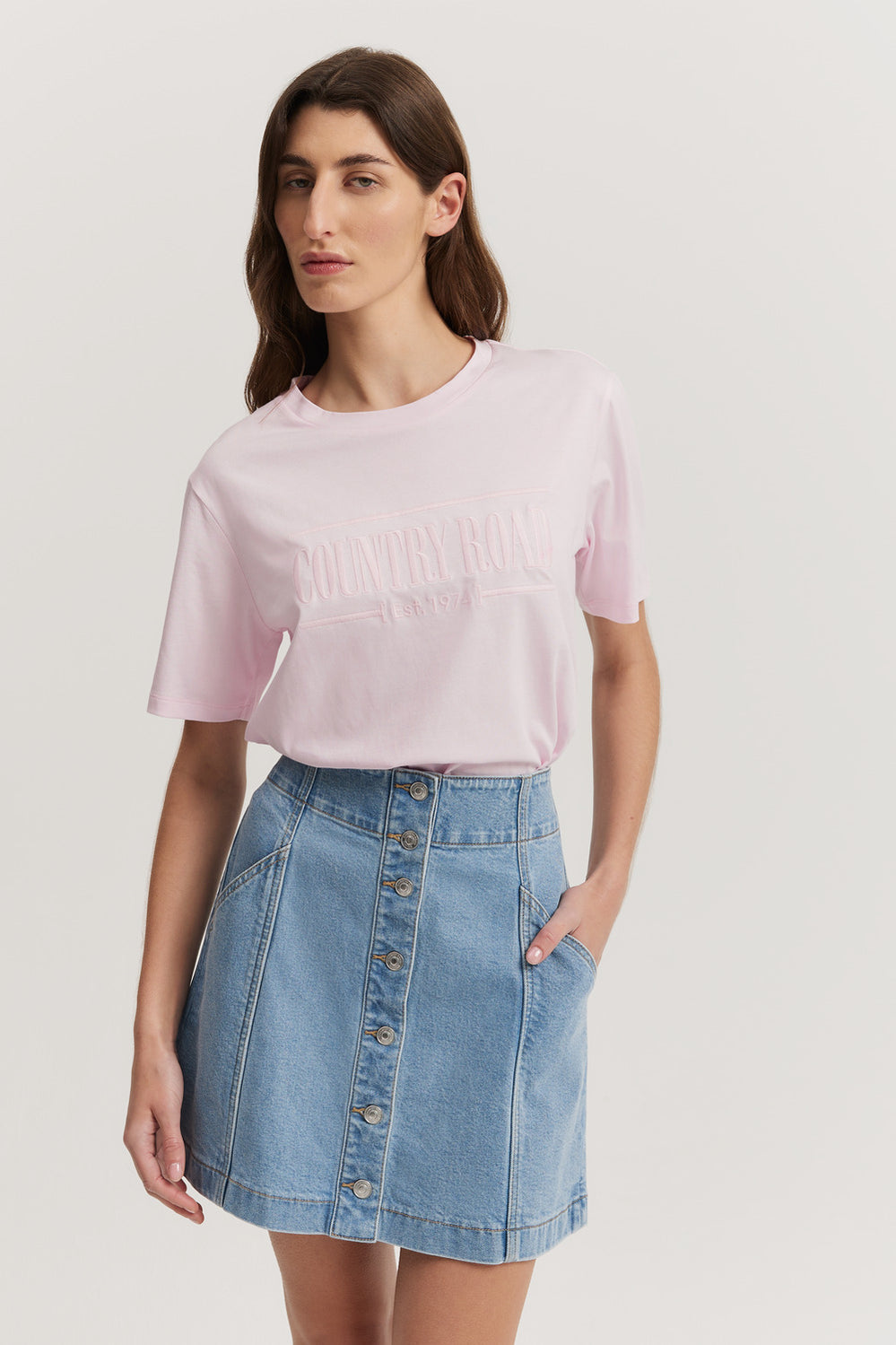 Australian Cotton Heritage Embroidered T-Shirt