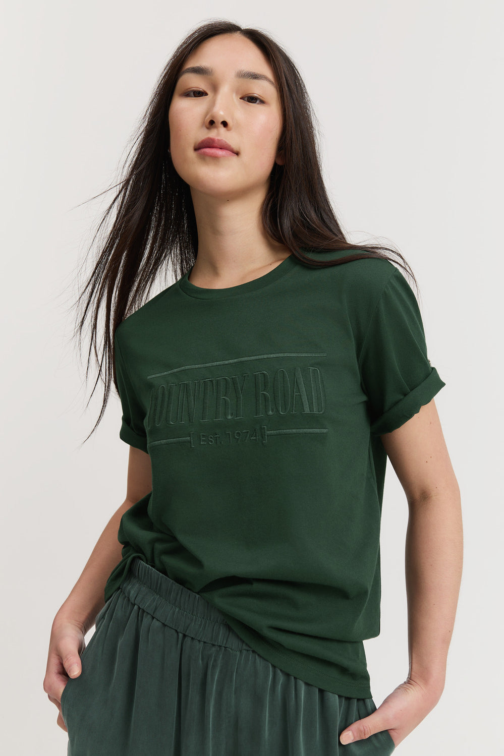 Australian Cotton Heritage Embroidered T-Shirt