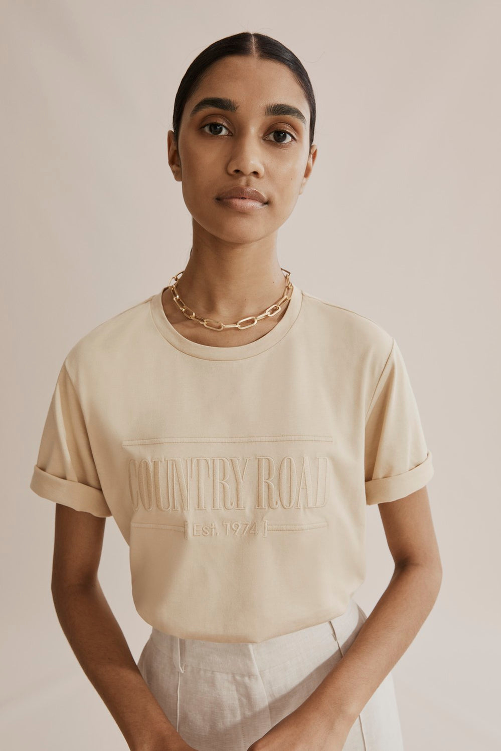 Australian Cotton Heritage Embroidered T-Shirt