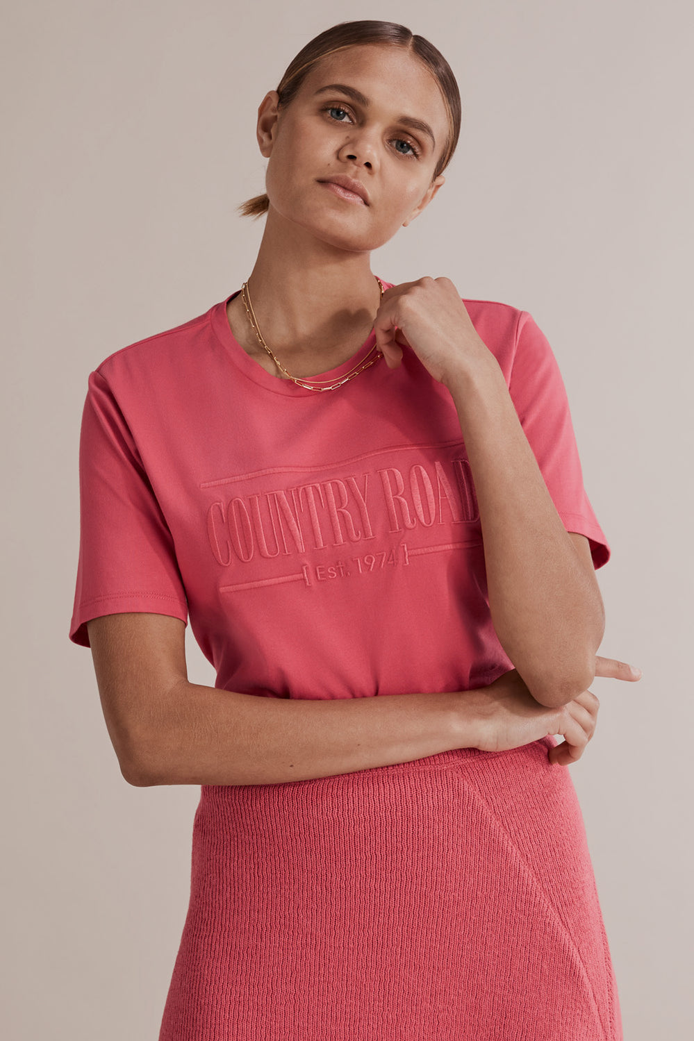 Australian Cotton Heritage Embroidered T-Shirt