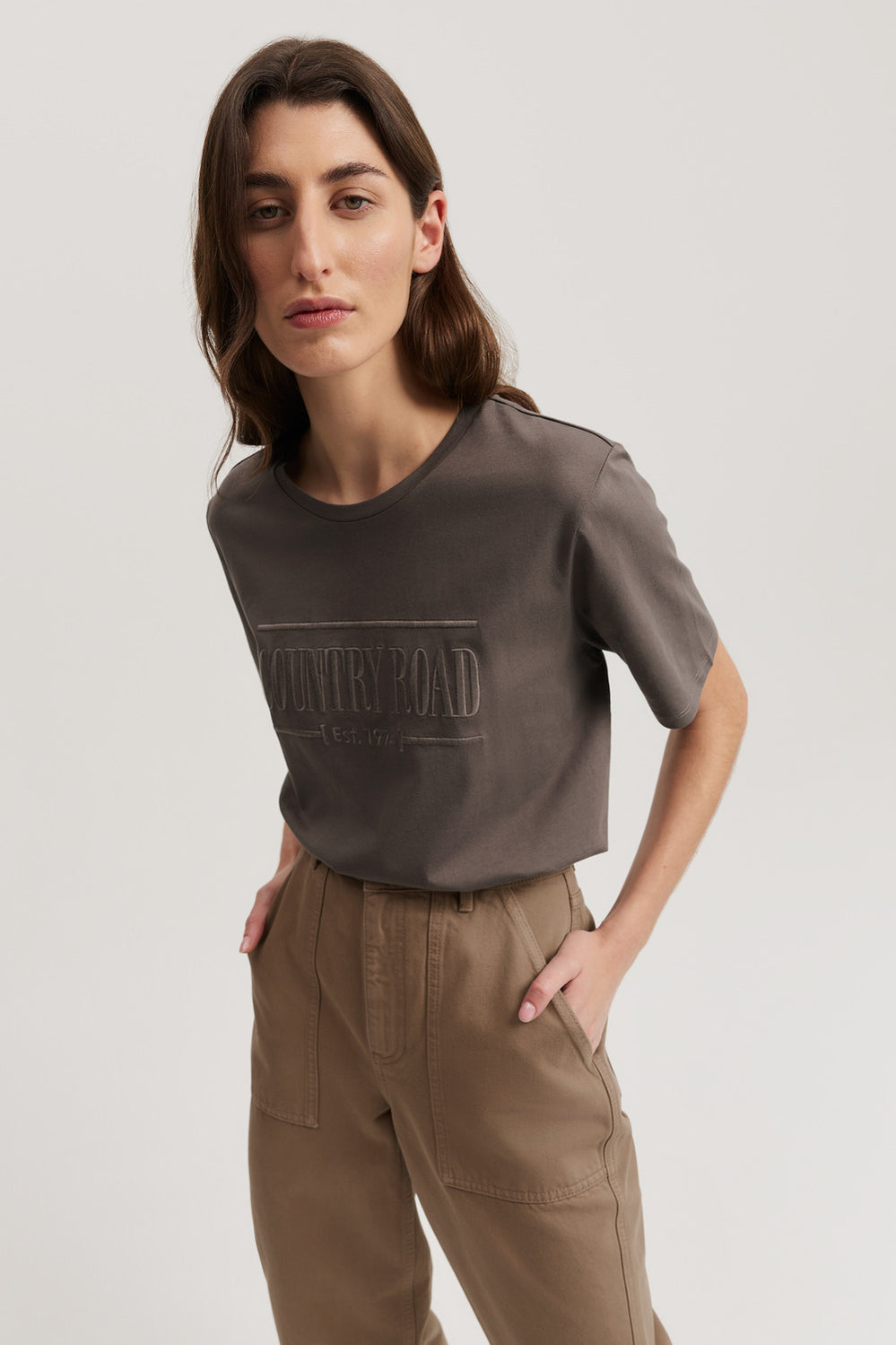 Australian Cotton Heritage Embroidered T-Shirt