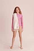 Teen Nylon Multi Print Swimsuit