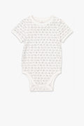 Cotton Unisex Logo Bodysuit