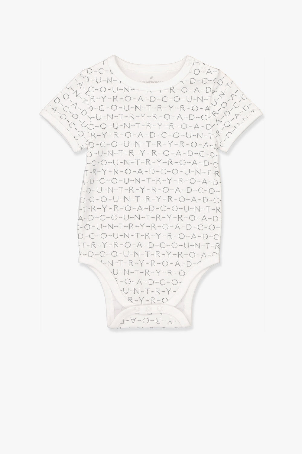 Cotton Unisex Logo Bodysuit