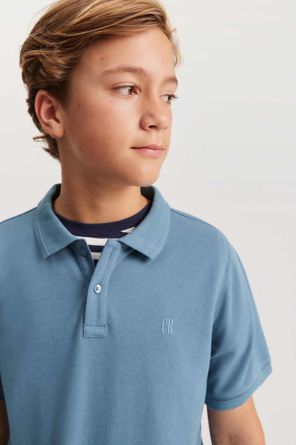 Teen Recycled Cotton Blend Polo Shirt
