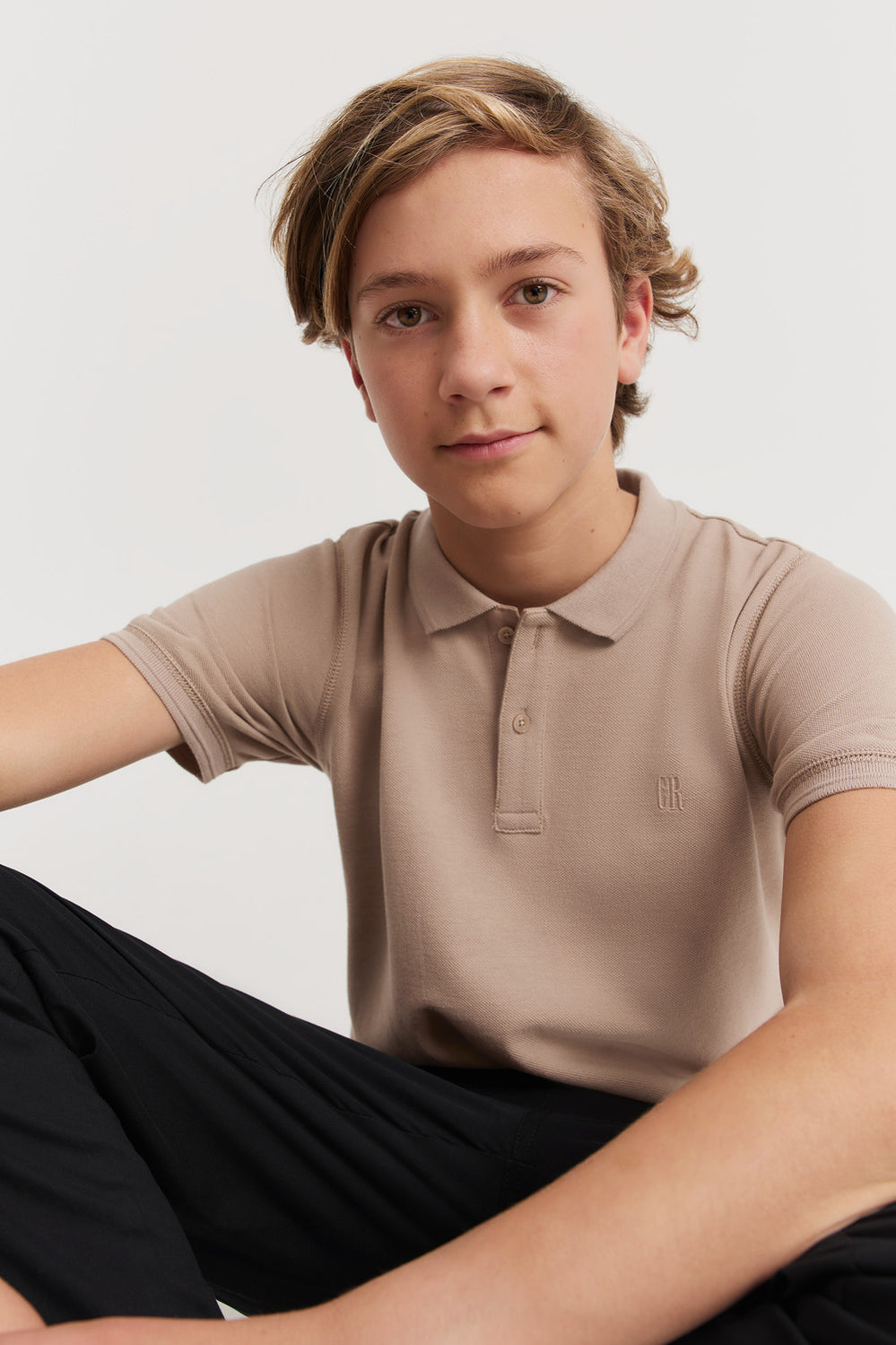 Teen Recycled Cotton Blend Polo Shirt