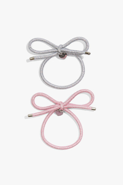 Bow Hair Tie Pack Of 2