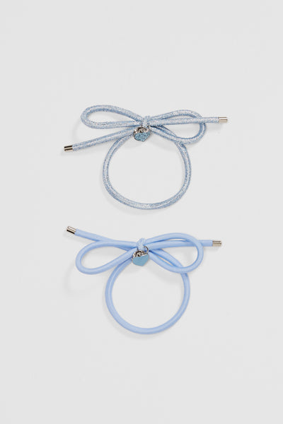 Bow Hair Tie Pack Of 2