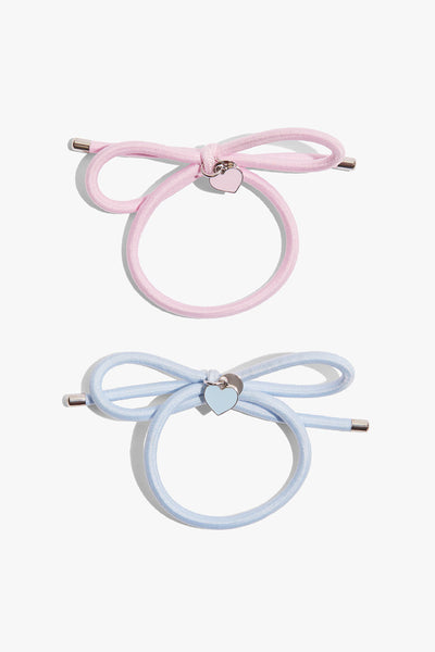Bow Hair Tie Pack Of 2