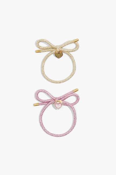 Bow Hair Tie Pack Of 2