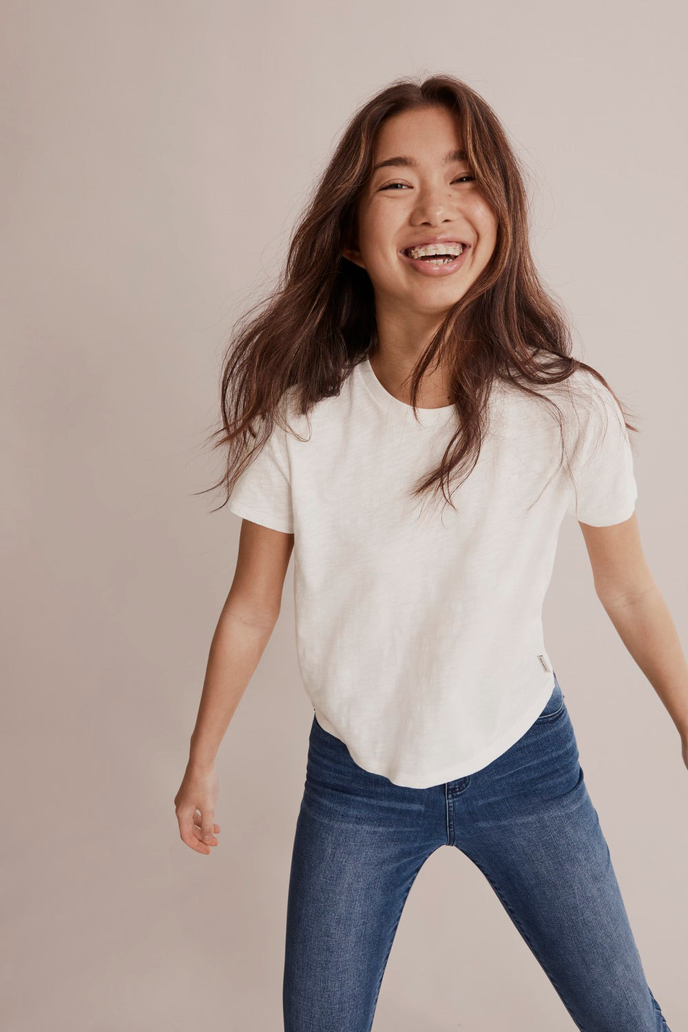 Teen Cotton Basic T-Shirt