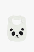 Cotton Panda Face Bib