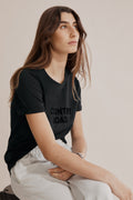 Cotton Flocked Logo T-Shirt