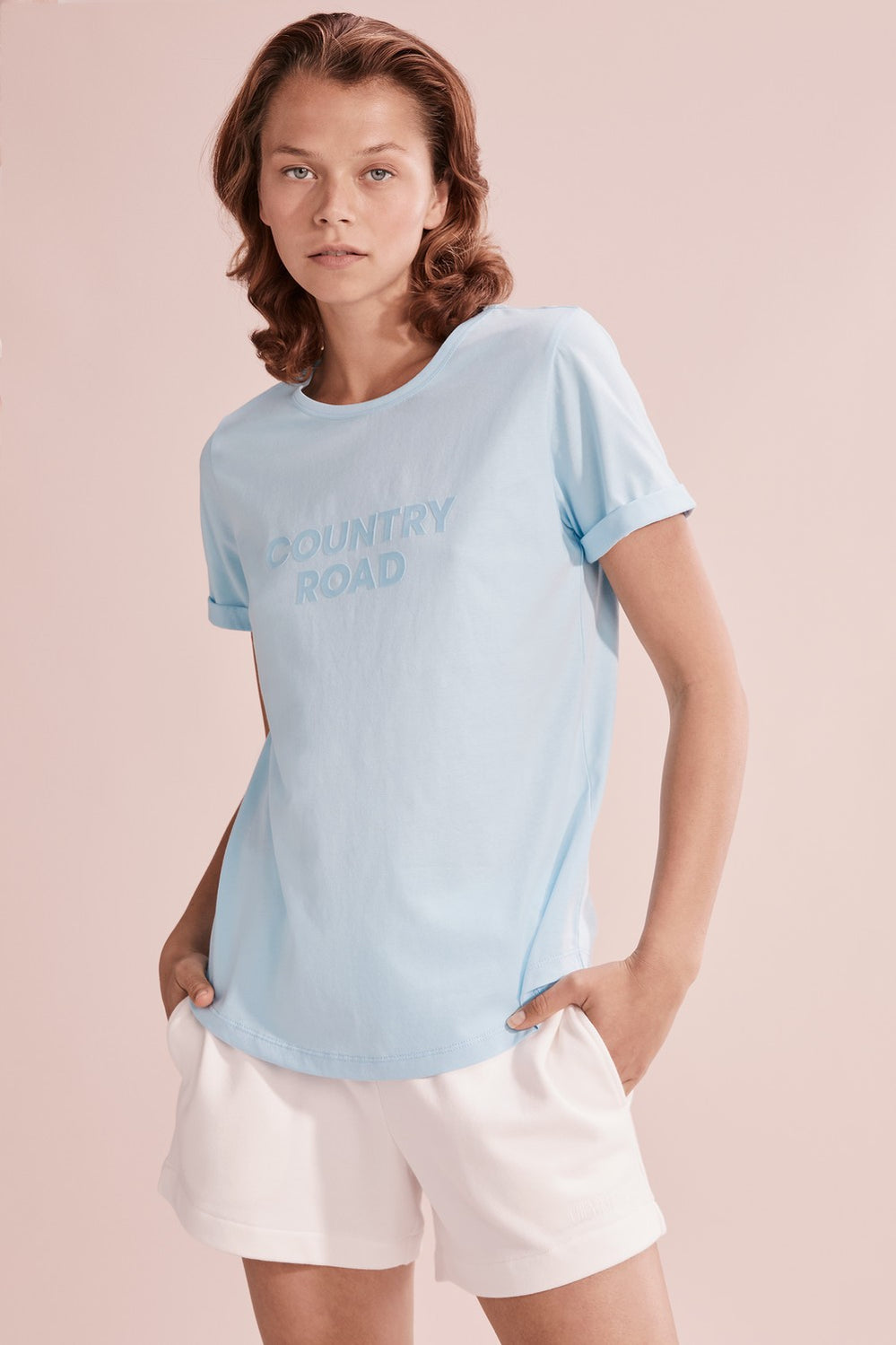 Cotton Flocked Logo T-Shirt