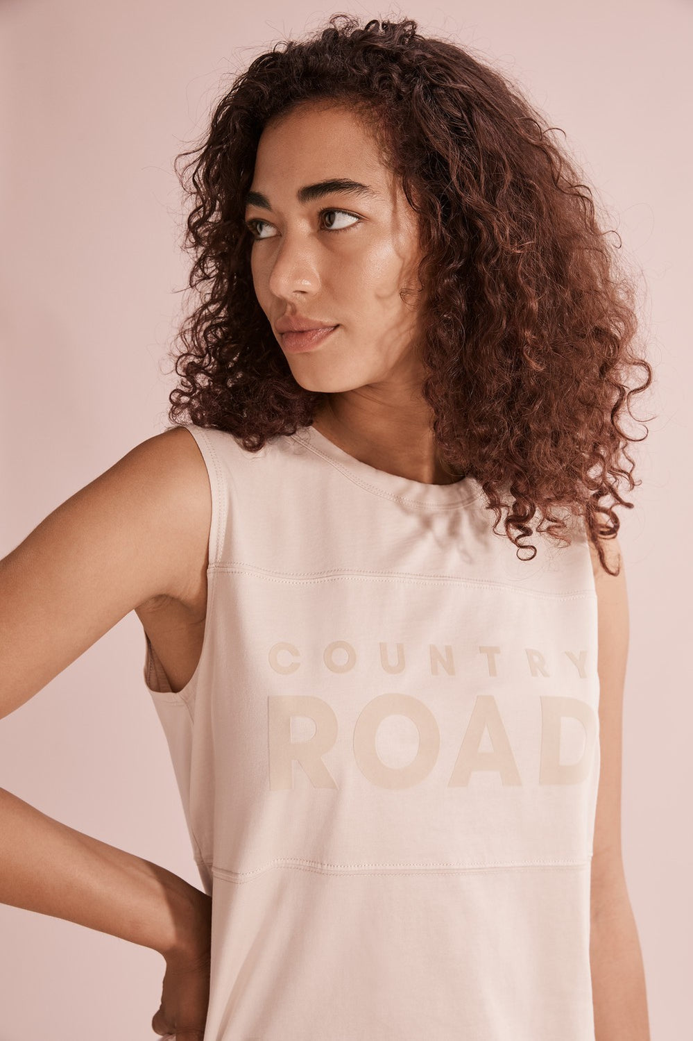 Cotton Modern Logo Tank