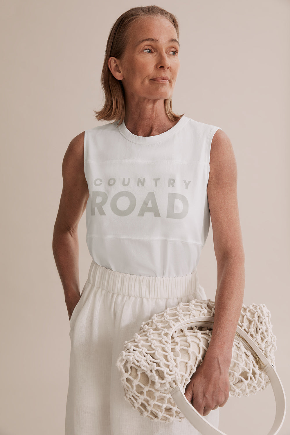 Cotton Modern Logo Tank