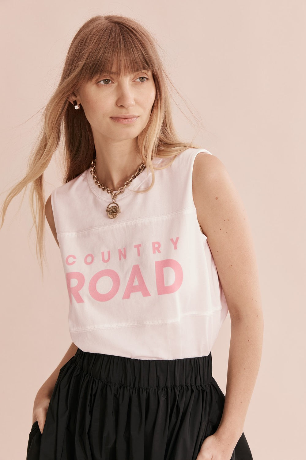 Cotton Modern Logo Tank