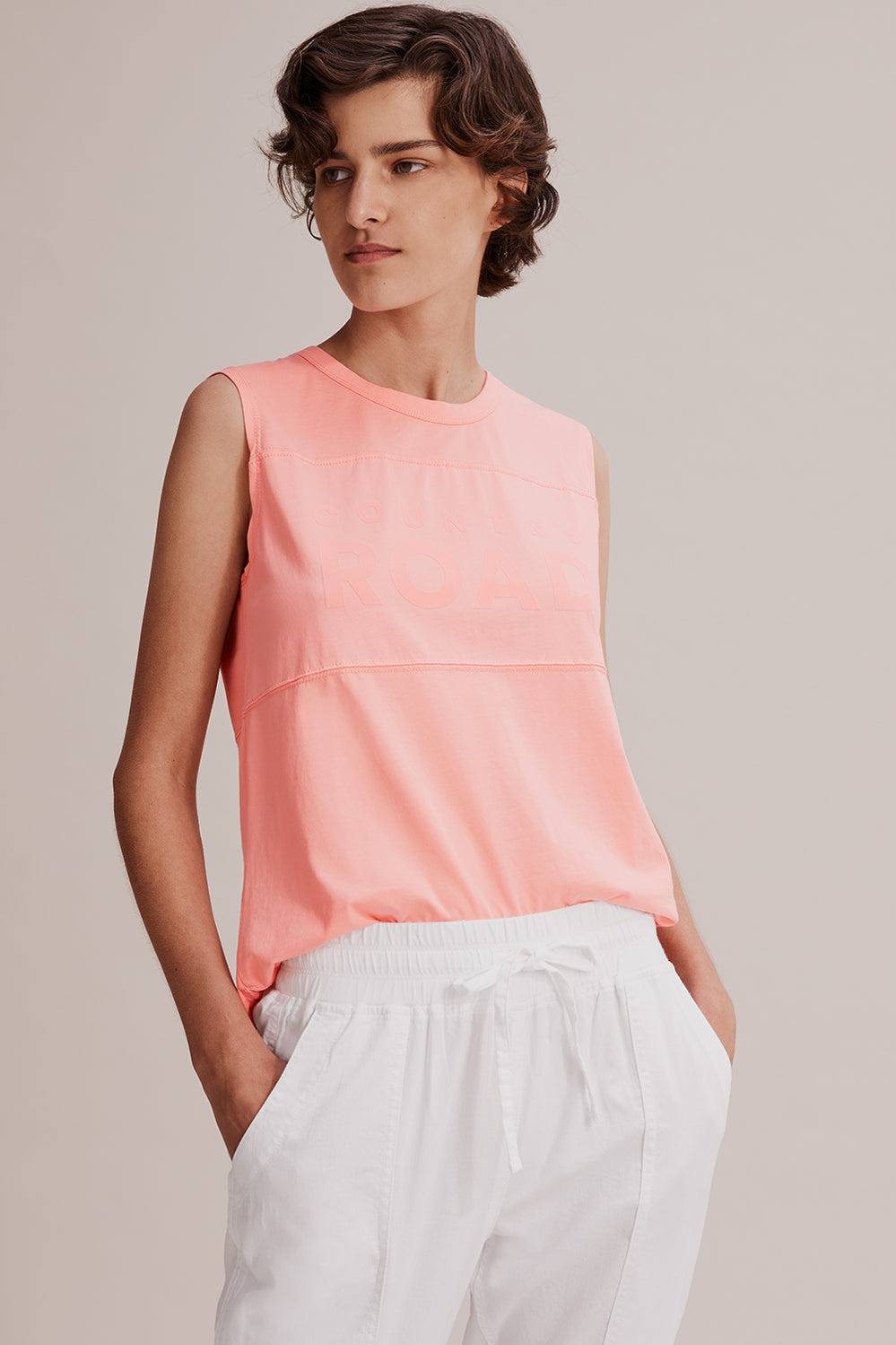 Cotton Modern Logo Tank