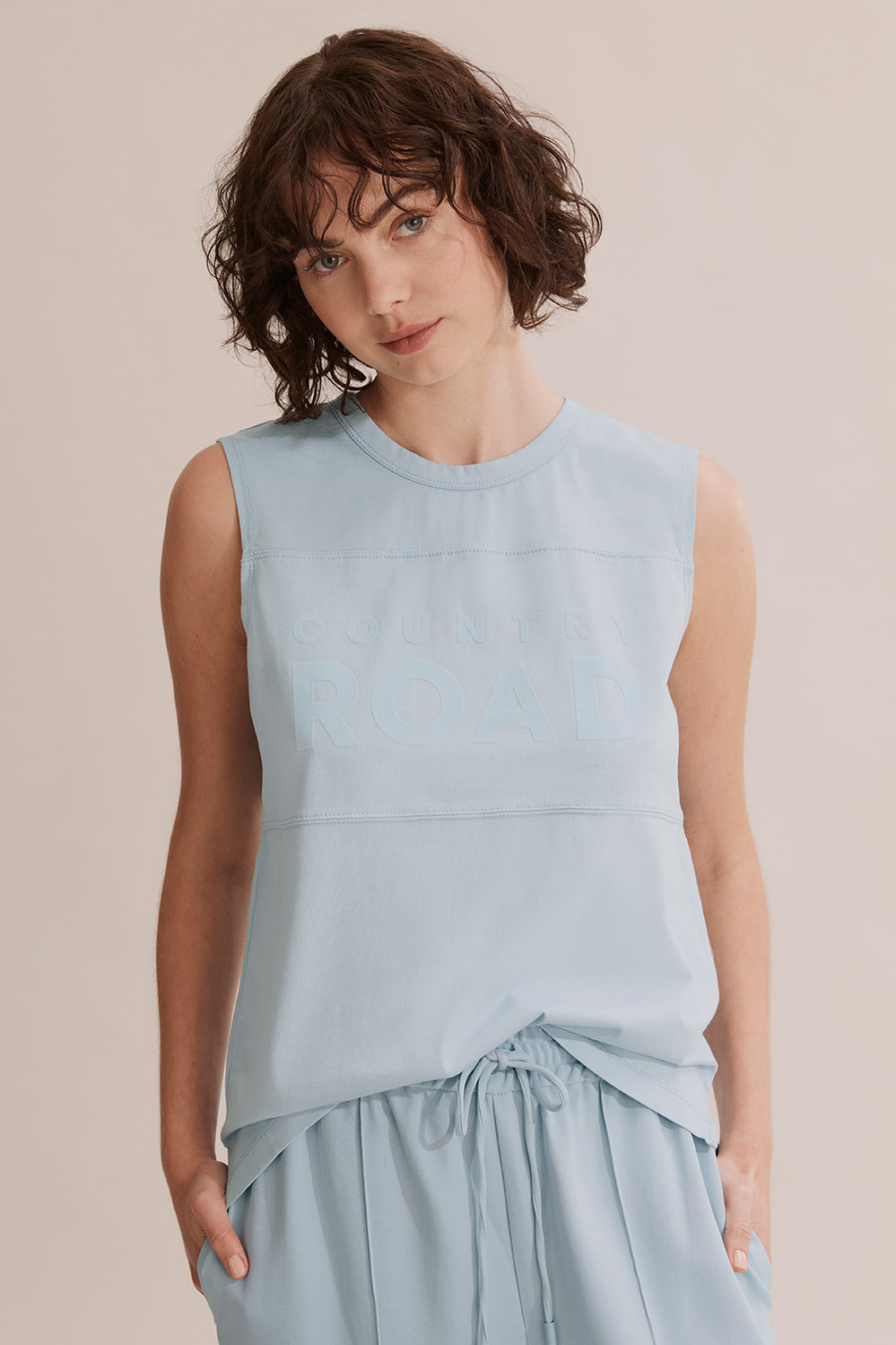 Cotton Modern Logo Tank